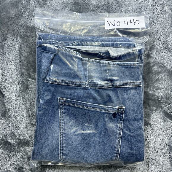 Jessica Simpson Jeans Women’s 31 Blue Pull On‎ Flared Mid Rise Dark Wash - Picture 15 of 15